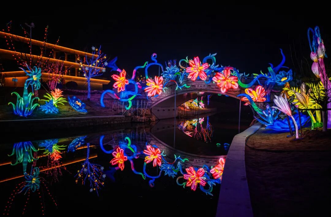 花灯里的宋词风韵!济南起步区鹊山生态文化区新春灯会抢先看